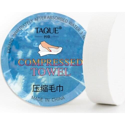 8pcs Disposable Towel Compressed Portable Travel Non-woven Face Towel Water Wet Wipe Outdoor Moistened Tissues
