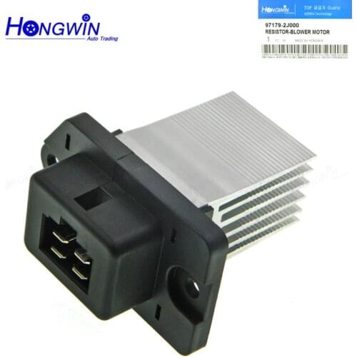 Genuine No.: 97179-2J000 Radiator Fan Blower Motor Resistor For Hyundai Accent Solaris Genesis Coupe Tucsion IX35 KIA RIO K9