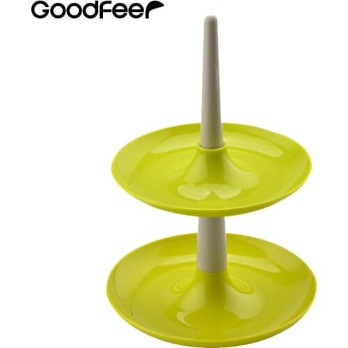 Cake Stand Server Space-saving Cupcake Stand Fruit & Dessert Tower Platter for Party Birthday Wedding Kitchen Tool Goodfeer