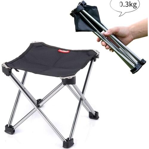 Portable Folding Stool Folding Chair with Carrying bag for Outdoor Camping Walking Hunting Hiking Fishing Travel smll bench