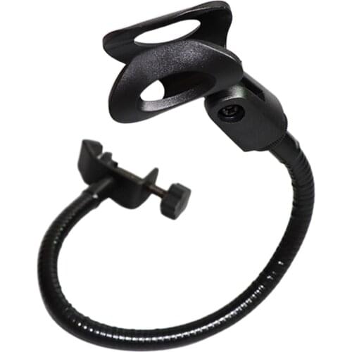 360° Adjustable Desktop Mic Stands Holder for Radio Broadcasting Studio