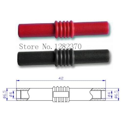 [SA] AD4410 4mm banana plug female-female adapters extend Insulated Banana Coupler --50pcs/lot