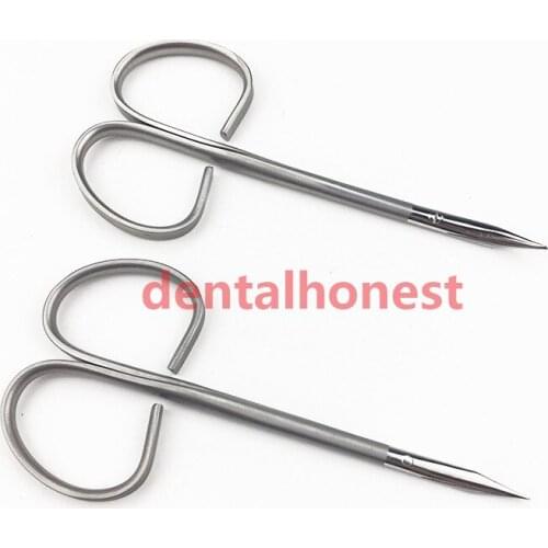 Dental scissors Ophthalmic surgery sharp scissors Stainless steel cosmetic plastic surgery double eyelid tools