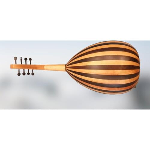 Turkish Lute Acoustic Oud / Electric Oud Handmade Wood High Quality Premium Oud Original Size + Soft Case + Extra String Set