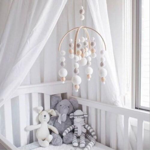 DIY Home Decoration Nordic Baby Tent Pendants Decor Pompom Ball Wind Chimes Nursery Room Hanging Toys Children Room Decorations