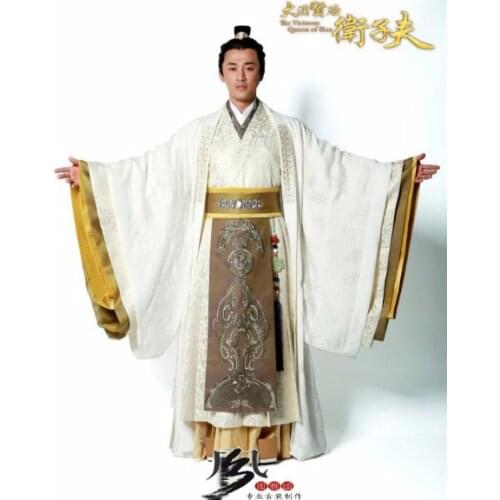 1st Level Hot sales High quality Chinese Classic movie TV Play Emperor & Queen Costume Royal Emperor & Empress Hanfu Outfit