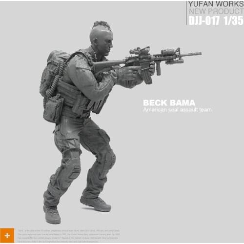 Yufan Model 1/35 Resin Soldier Seals Model Kit Djj-17