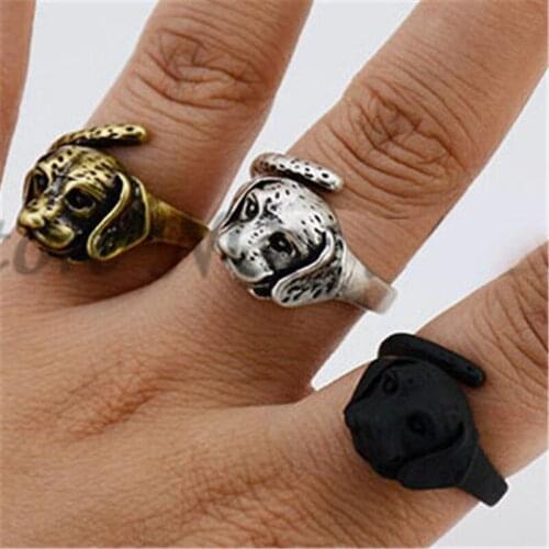 Newest handmade adorable fashion Labrador retriever Ring free size cute animal Labrador dog Ring,rings for women ,ring,best gift