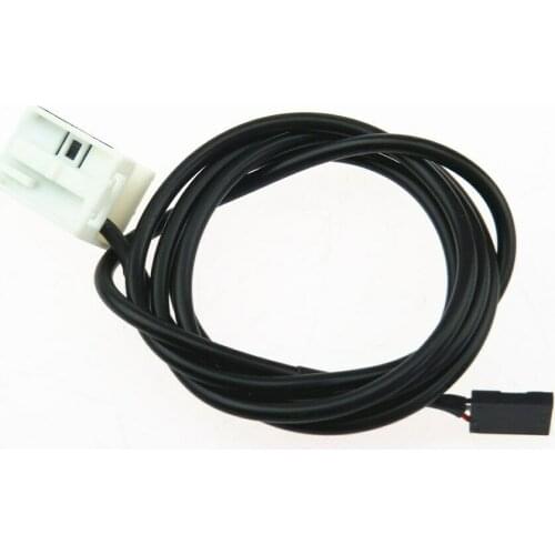 1Pcs 5KD035724A Aux Input Switch Plug Cable Harness Adapter For RCD510 RCD310 VW Jetta 5 Golf 5 MK6 Scirocco 5KD 035 724A