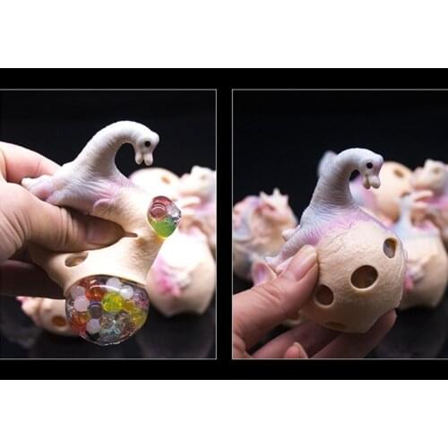 1PC Decompression Toy Interactive Anti-Stress Toy Novelty Sensory Fidget Sets Push Bubble Prank Trick Model Dinosaur Egg