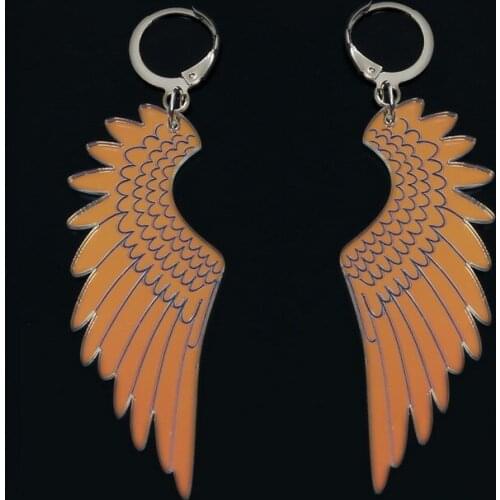 2021 Trend Unusual Y2K Style Color Changed Cool Star Wings Earrings for Women Statement Creative Party Cloud Earring Sun Jewelry