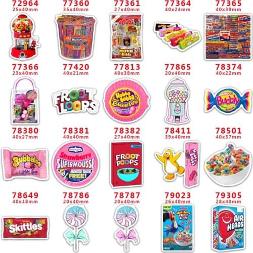 30pcs/lot MOM and Baby Notes Flat Resins Food Boss Planar Resin For Hair Bow Characters PR72964