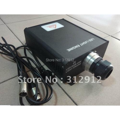 45W LED dmx optical fiber engine,AC85-260V input;dmx512 compatible