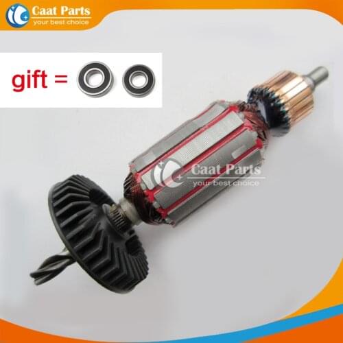 Free shipping! AC220V-240V 4-Teeth Drive Shaft Electric Hammer Armature Rotor for Bosch GBH2-20SE GBH2-20S, High-quality