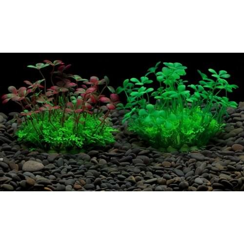 Simulation Artificial Plants Fish Tank Decor Water Weeds Ornament Aquarium Plastic Fish Tank Grass Plant Underwater Viewing