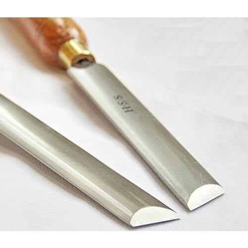 HSS Oval Skew Chisel 28mm Width Woodturning Tool DIY Woodworking Tools