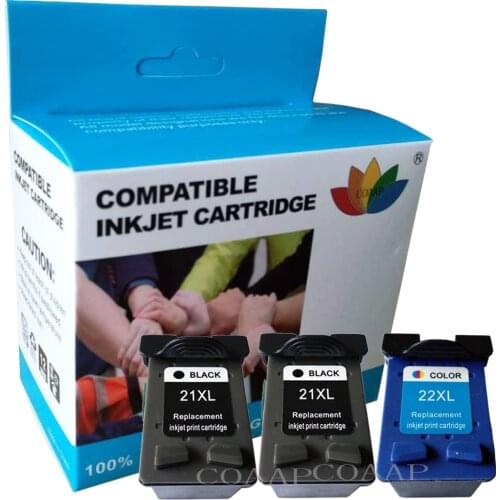 Refilled ink cartridge for HP 21 hp21 hp22 DESKJET F335 F340 F370 F380 F4100 F4140 F4172 F4180 F2120 F2128 F2140 F2185 Printer