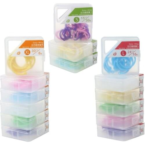 1 Bottle / 30 Pcs High Quality Creative Plastic Multifunction Circle DIY Album Loose Leaf Book Binder Hoop Ring