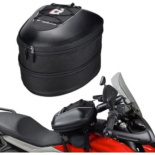 Motorcycle Oil Fuel Tank Bag Rear seat bags Motorcycle Racing Tail Boxes Racing Pack saddle bags with rain cover