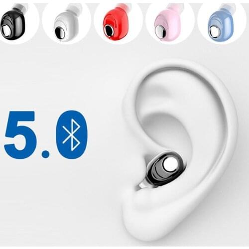 Invisible Headphones Running Earbuds L15 Bluetooth Earphone In-ear Headset Wireless V5.0 Stereo Sound Earphones For Android IOS