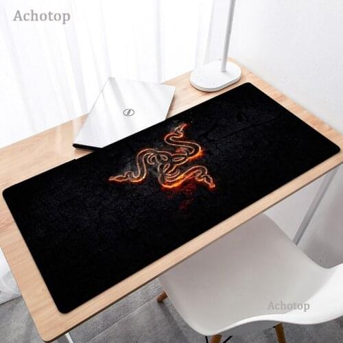 Razer Mouse Pad Anime Gaming Accessories Large Mousepad Gamer PC Computer Keyboard Desk Mat Tappetino Valorant Rug xxl Mousemat