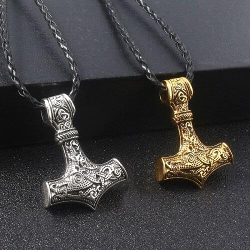 SG Norse Vikings Necklaces Pendants Odins Runes Wolf Supernatural Moon Pentagram For Men Women Jewelry Gift