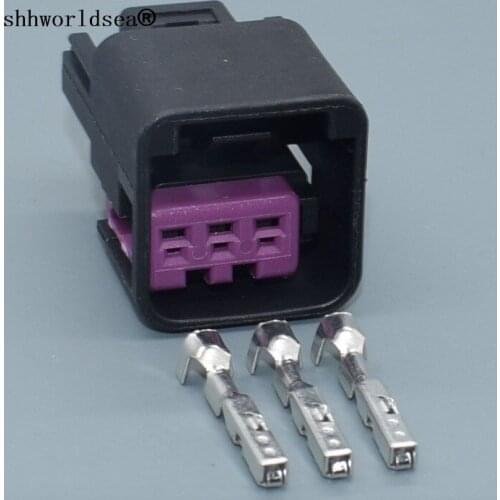 Shhworldsea 3 Pin 1.5mm car Sensor Plug Brake Switch Socket Auto Female Connector For Cadillac for Buick for Chevrolet Cruze