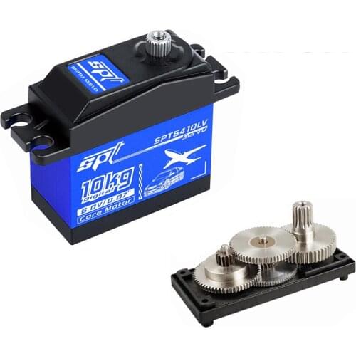 SPT5410LV 10kg High Speed Standard Servo Metal Gear 1:10 Drift Car Servo RC Car Airplane Robot Arm Servo Sport Car Servo