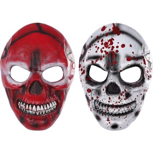 Halloween Scary Face Mask Of The Dead 3D Soft Foaming Bloody Skull Mask Costume Headwear Horror Cosplay Party 8.27x11.8x16.1cm