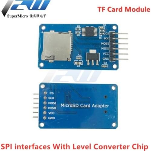 Micro SD card Mini TF card reader for SPI interfaces with 5V / 3.3V level converter chip for Arduino DIY KIT