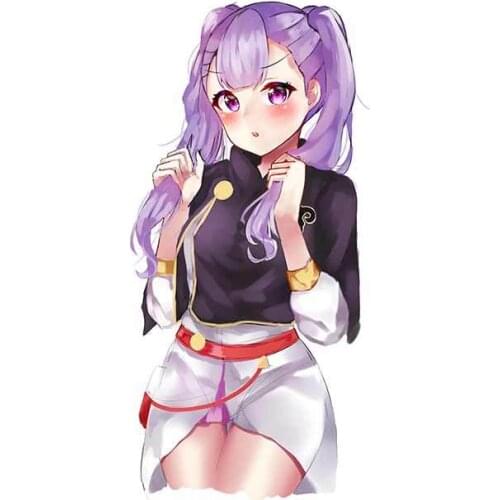 Personality Noelle Silva - Black Clover Vinyl Car Sticker Car Accessories Pull Flower Laptop Windshield Decals Apply To Car Door