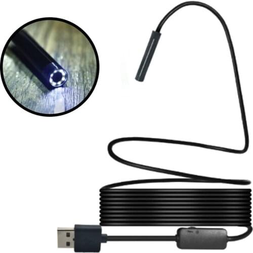 WIFI Endoscope Camera HD 1200P 1-10M Mini Waterproof Hard Wire Wireless 8mm 8 LED Borescope Camera For Android PC IOS Endoscope