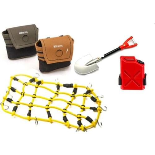 1/10 Simulation Climbing Car Simulation Spare Tire Backpack Luggage Set For Trx-4 Scx10 Cc01 90045