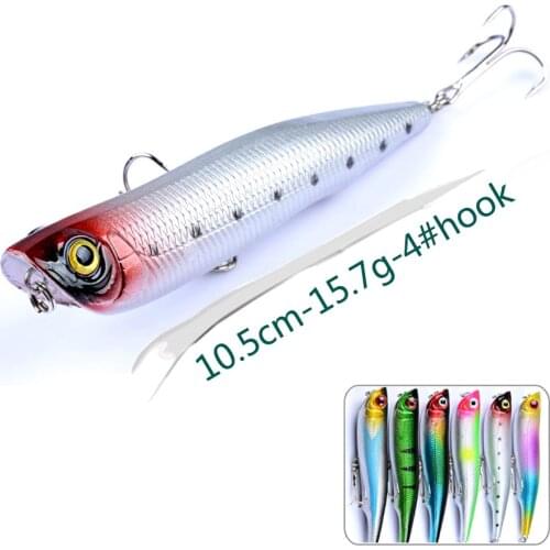 1PCS Wobblers for Fishing Lure Hard Trolling Pencil Bait Artificial Fish Crankbait Topwater Trout Sea Bass Swimbait Fake Baits