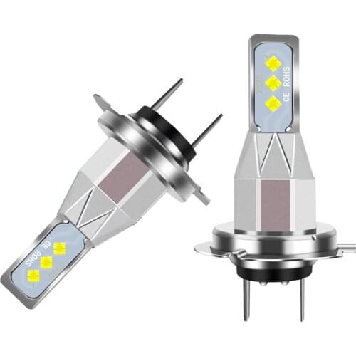 2Pcs Mini H4 H7 LED Bulb Car Headlight lampada H1 H3 H8 H11 9005 HB3 9006 HB4 20000LM 6000K 4300K Auto Fog Lights Headlamp