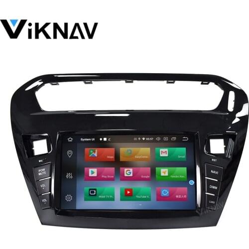 2DIN Android 10 Car radio for peugeot 301 Citroen Elysee 2013-2016 car stereo autoradio DvD player gps navigattioni