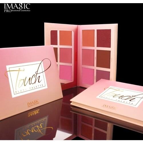 6 Color Blush Contour Rouge Natural Makeup Clearing Brightening Complexion Waterproof Pigmented Cream Peach Makeup TSLM1