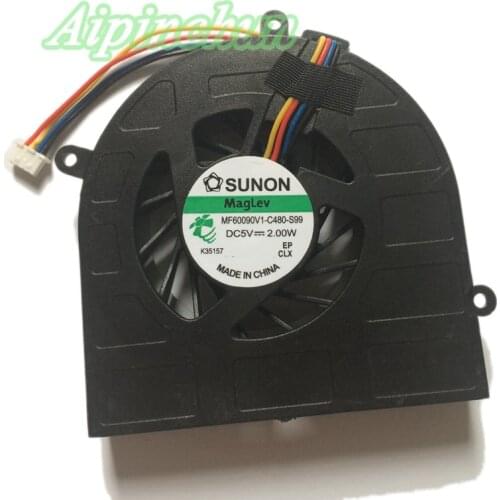 Aipinchun 4Pin New Laptop CPU Cooling Fan For Lenovo G470 G470A G470AH G475 G570 G575 laptop cooler