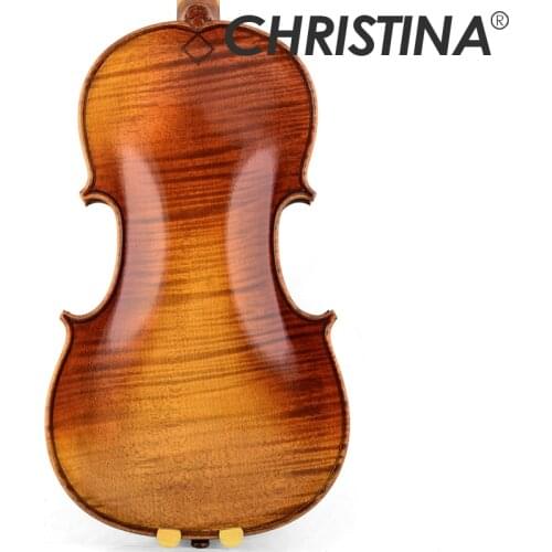 Free shipping Christina hand-made V10 Master violin 4/4 Snake wood High-end Antique professional violin musical instrument