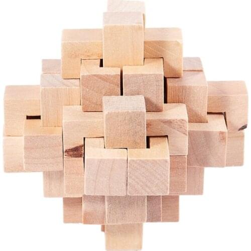 WoodPuzzle Brain Teaser Toy Games for Adults / Kids