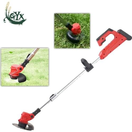 Electric lawn mower small household lawn mower lithium ion battery wireless weed brush cutter pruning knife garden tool