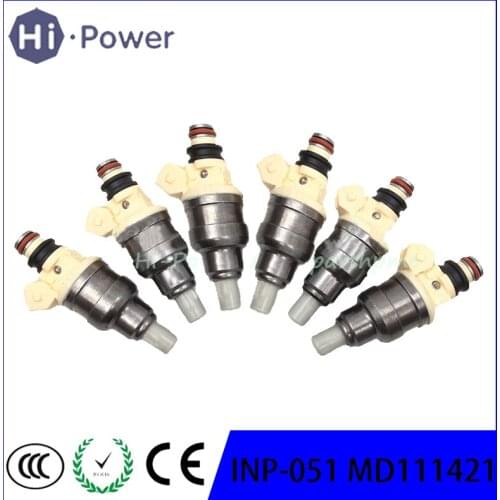 INP-051 MD111421 B210H Fuel injector for MITSUBISHI ECLIPSE GALANT MIGHTY MAX MIRAGE MONTERO SIGMA 3.0 V6 INP051