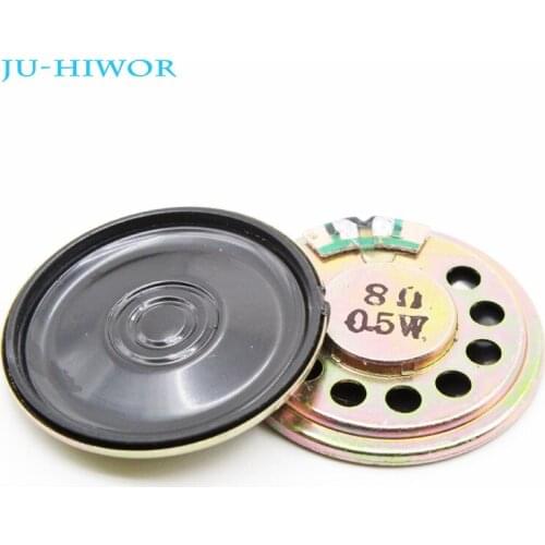 20pcs 0.5W Loudspeaker 8R 30MM Mini Round Speaker Diameter Thickness 5MM Small Horn Doorbell Speaker