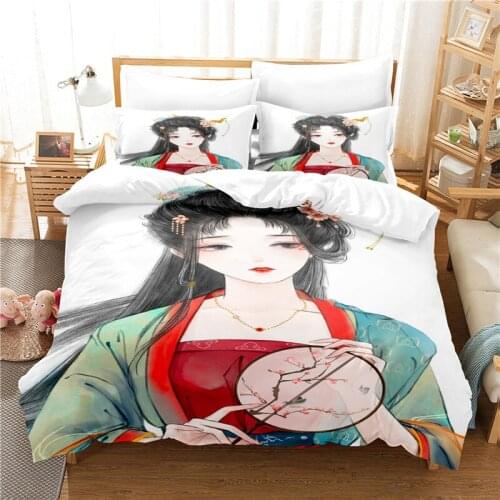 Ancient Style Bedding Set For Bedroom Soft Bedspreads For Bed Home Comefortable Duvet Cover Quilt Cover And Pillowcase