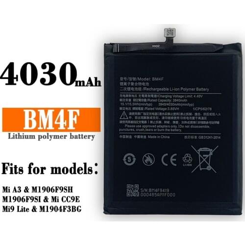 MDNG Xiaomi Mi CC9 Phone Batteries China