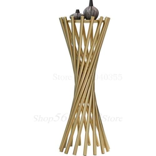 Light luxury Nordic flower shelf indoor living room succulent green orchid flower pot holder simple floor wrought iron rack