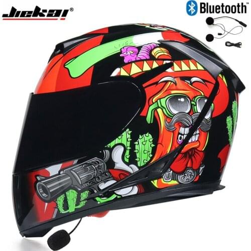 Electric motorcycle helmet, complete car mask, dual lens racing helmet, Bluetooth, motorcycle cover, dual lens