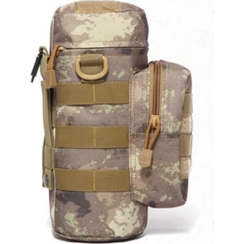 Outdoor portable hiking dedicated 500ml water bottle water bottle bag Oxford bag can be crossbody with buckle travel camping