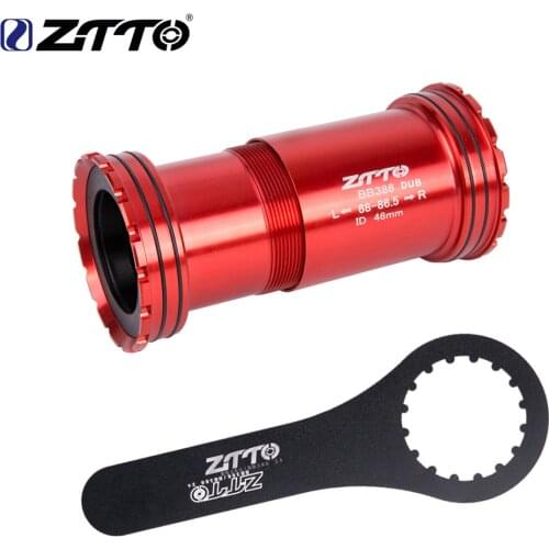 ZTTO BB386 DUB Bicycle Thread Lock Bottom Brackets 386 Press Fit Axis for MTB Road Bike eagle 28.99 Chainset 29mm Center BB