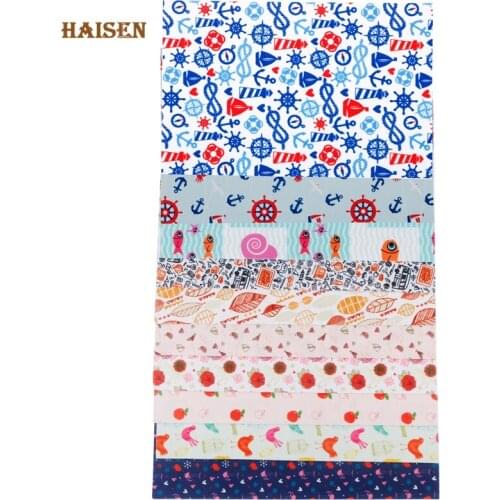 10pcs Printed NonWoven Soft Felt Fabric Set 1mm Thickness Polyester Cloth For Sewing Dolls Crafts Home Decoration Pattern Bundle